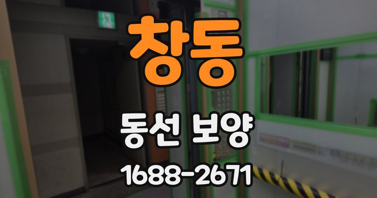 창동 동선 보양
