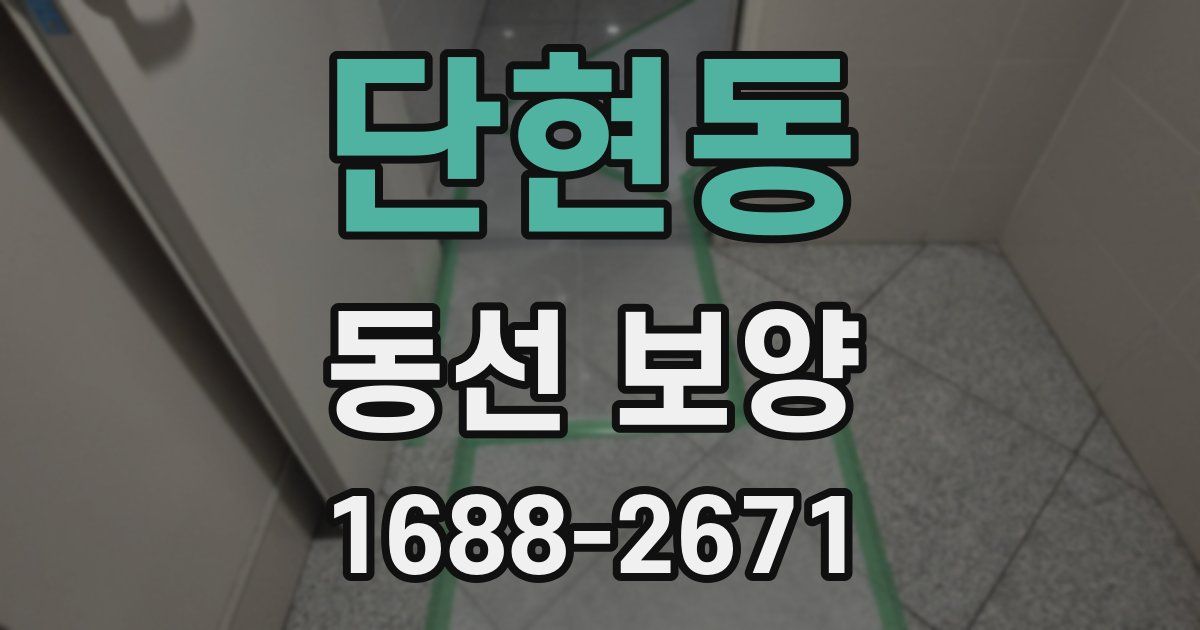 단현동 동선 보양
