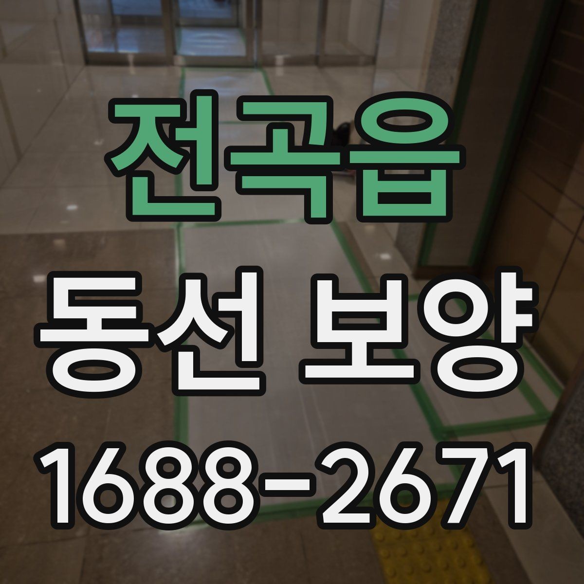 전곡읍 동선 보양 작업 범위와 현장 조건을 함께 보는 이유