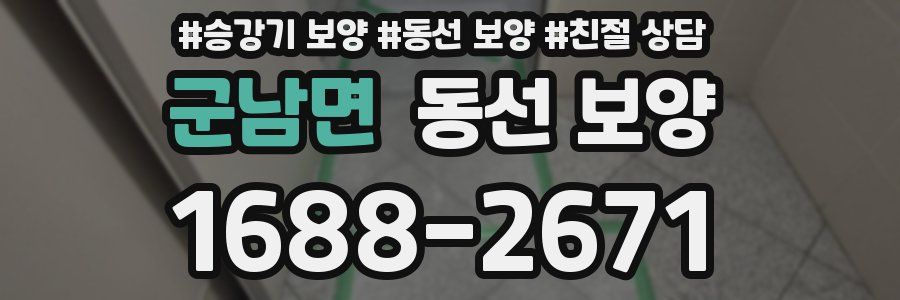 군남면 동선 보양