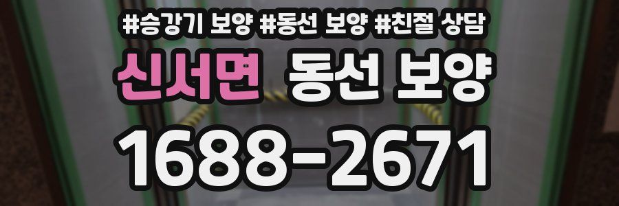 신서면 동선 보양