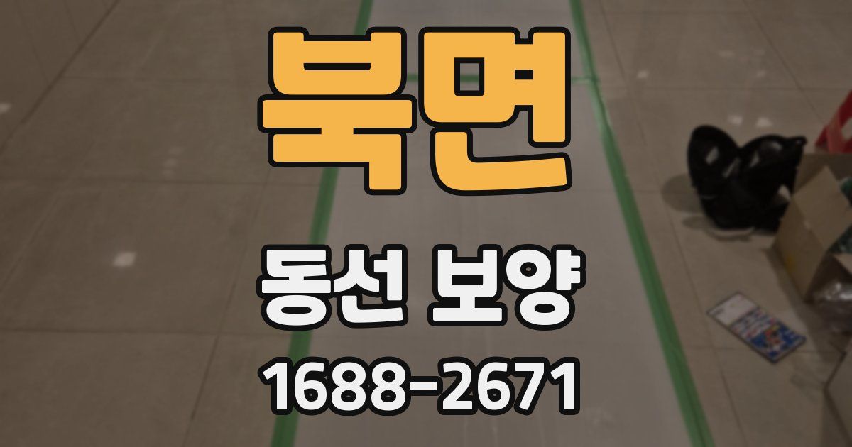 북면 동선 보양