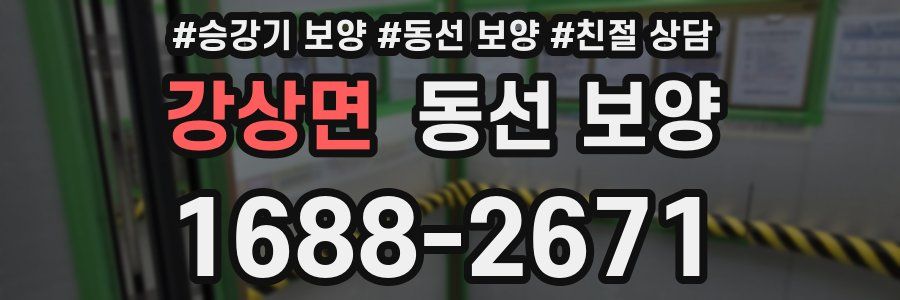강상면 동선 보양