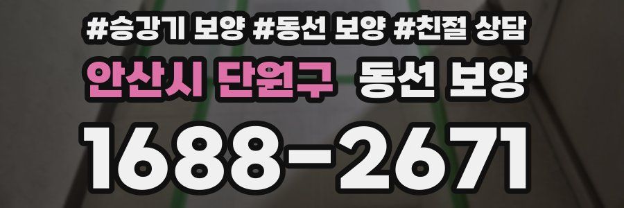 안산시 단원구 동선 보양