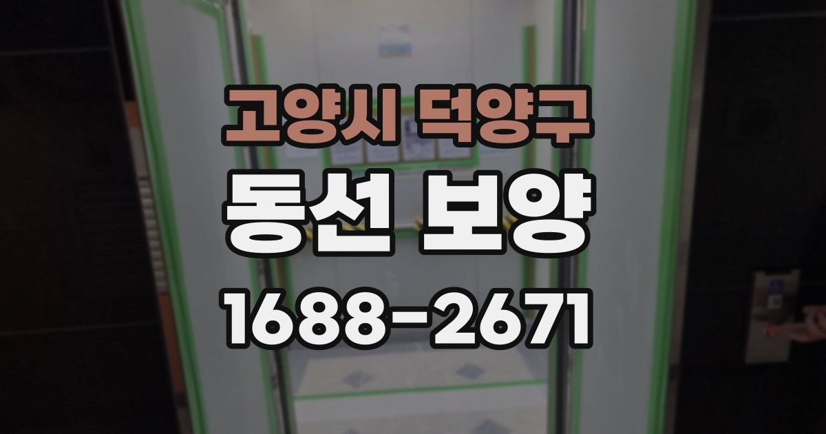 고양시 덕양구 동선 보양