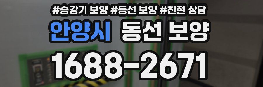 안양시 동선 보양