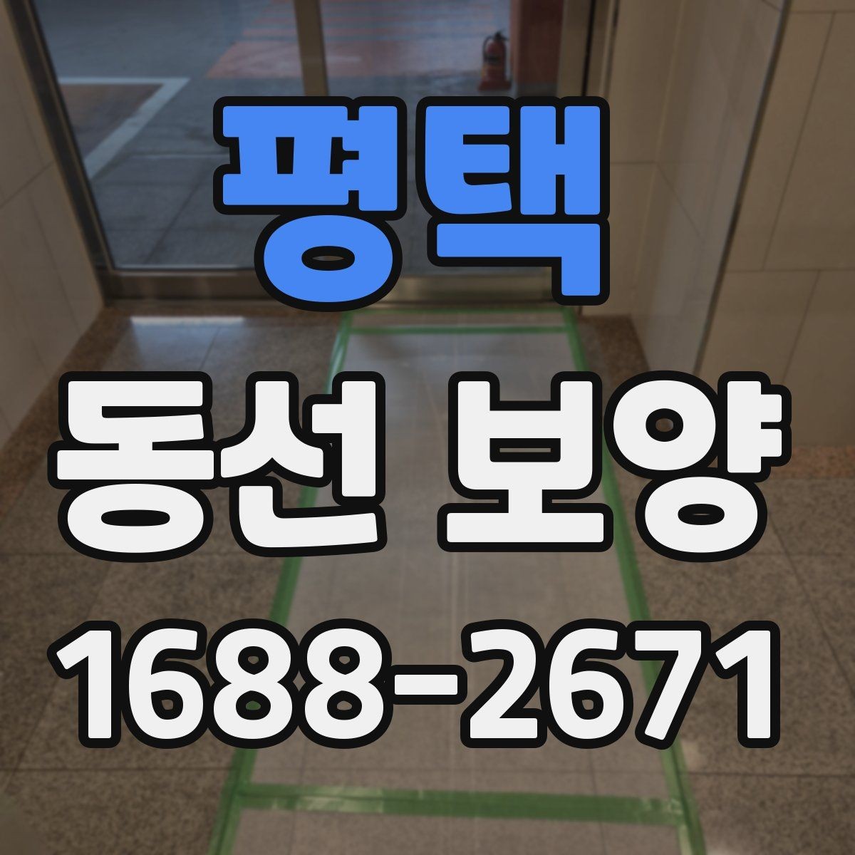 평택 동선 보양 작업 전후 비교로 보는 변화