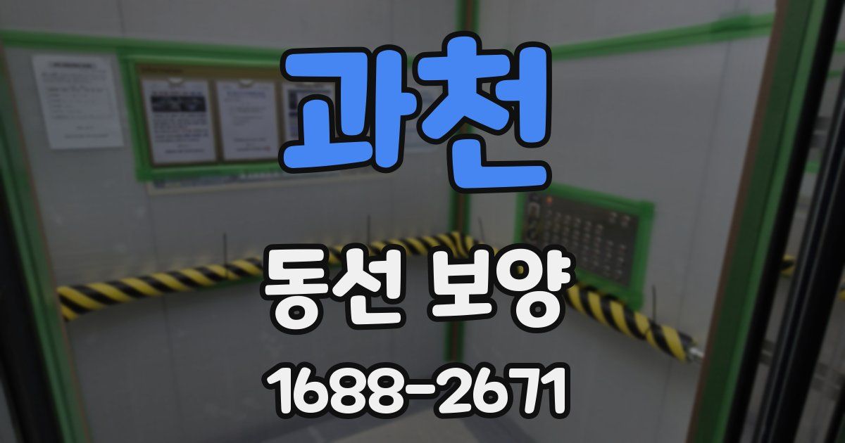 과천 동선 보양
