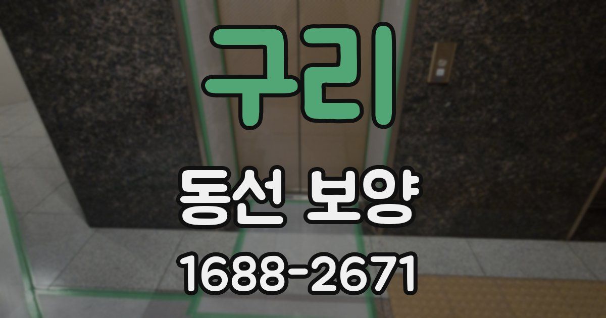 구리 동선 보양