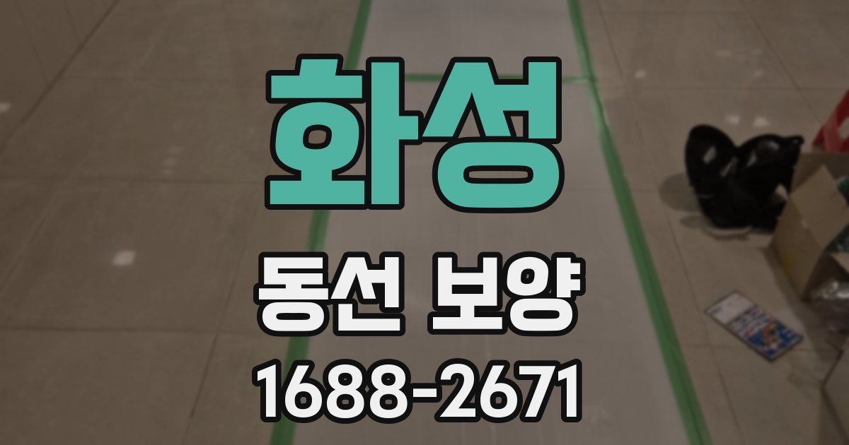 화성 동선 보양