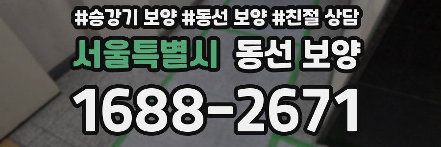 서울특별시 동선 보양