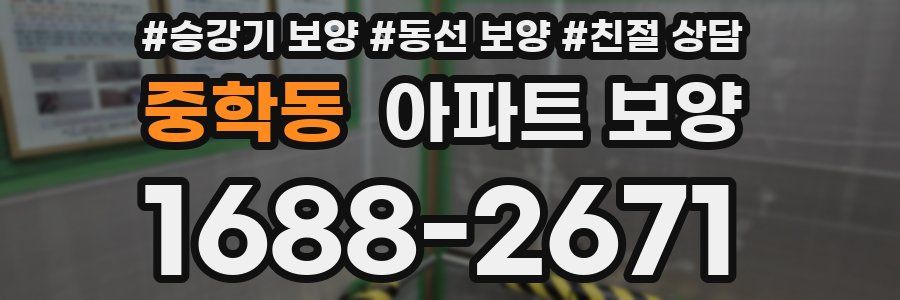 중학동 아파트 보양