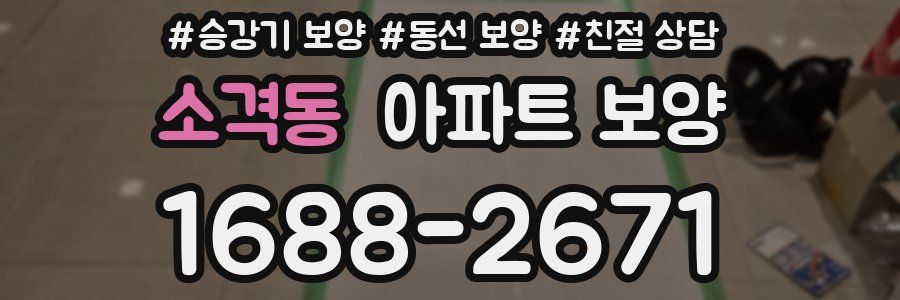 소격동 아파트 보양