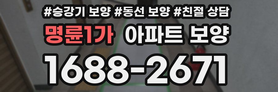 명륜1가 아파트 보양
