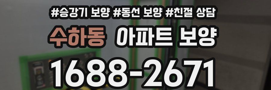 수하동 아파트 보양