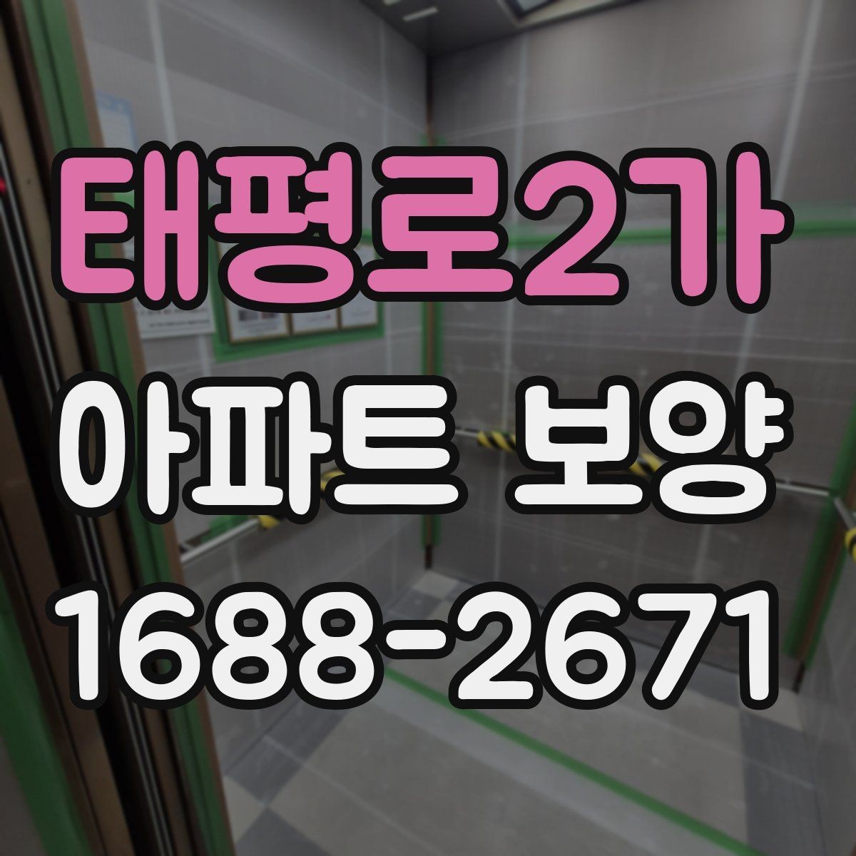 태평로2가 아파트 보양 범위는 어디까지 필요한가