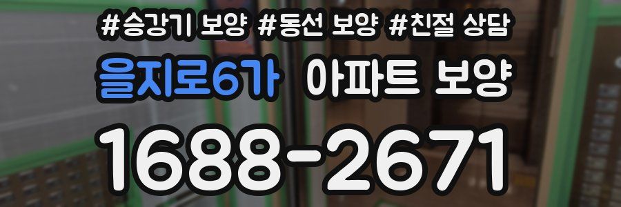 을지로6가 아파트 보양