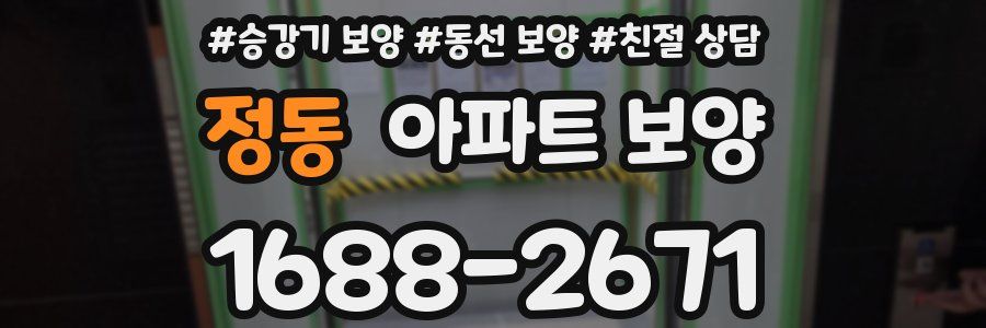 정동 아파트 보양