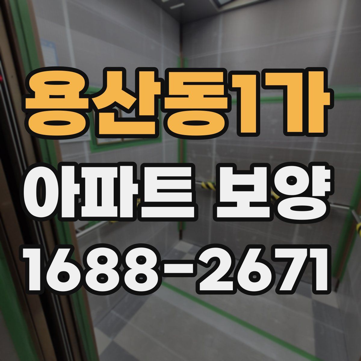 용산동1가 아파트 보양