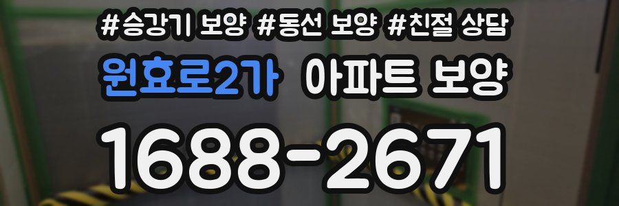 원효로2가 아파트 보양