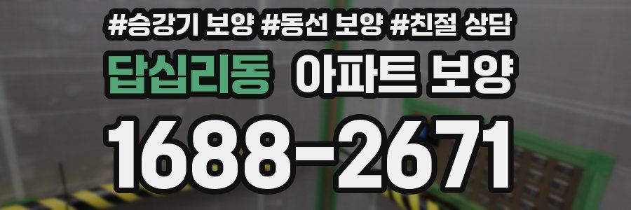 답십리동 아파트 보양
