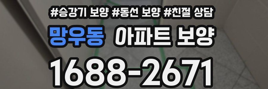 망우동 아파트 보양