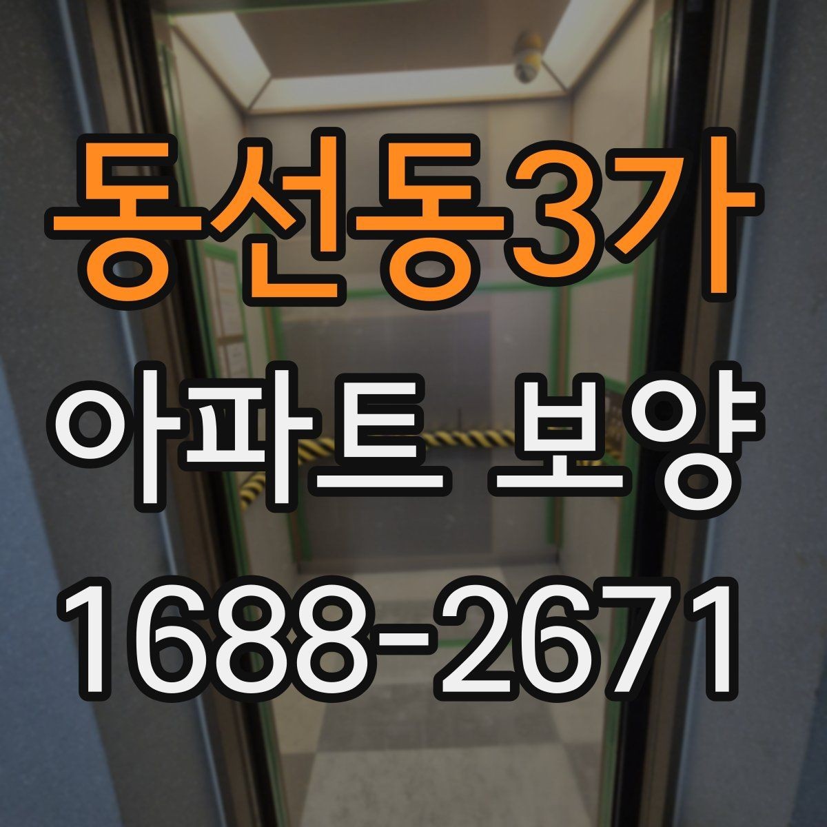 동선동3가 아파트 보양 체크 포인트를 한눈에 정리