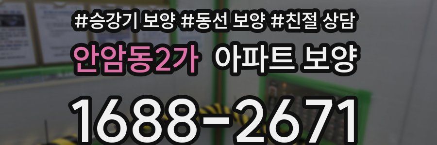안암동2가 아파트 보양