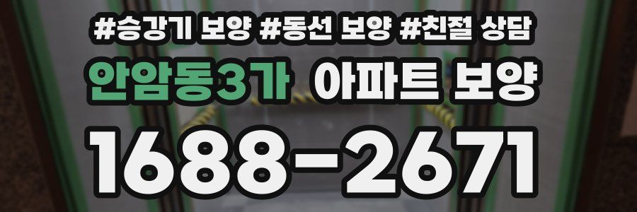 안암동3가 아파트 보양