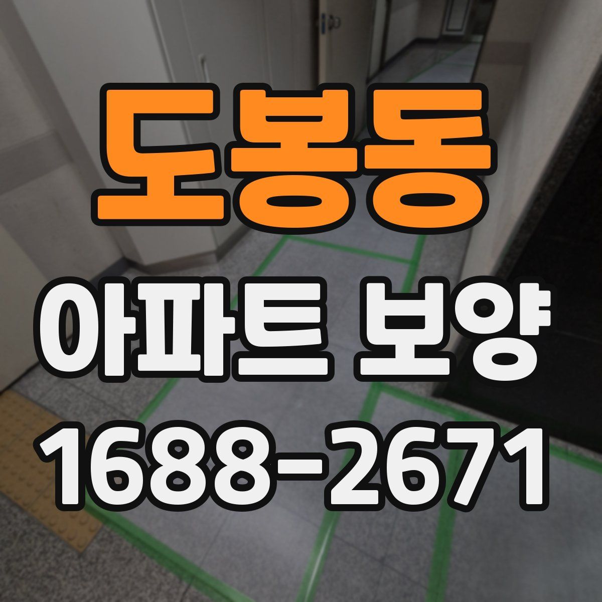 도봉동 아파트 보양