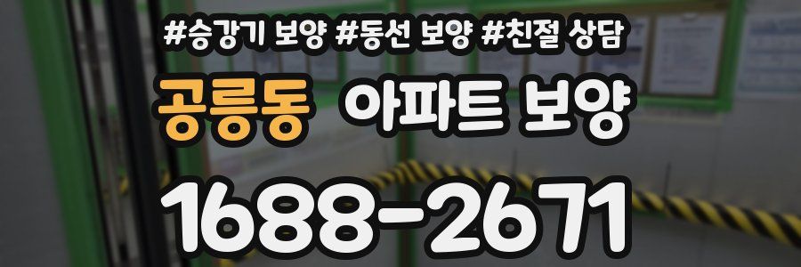 공릉동 아파트 보양