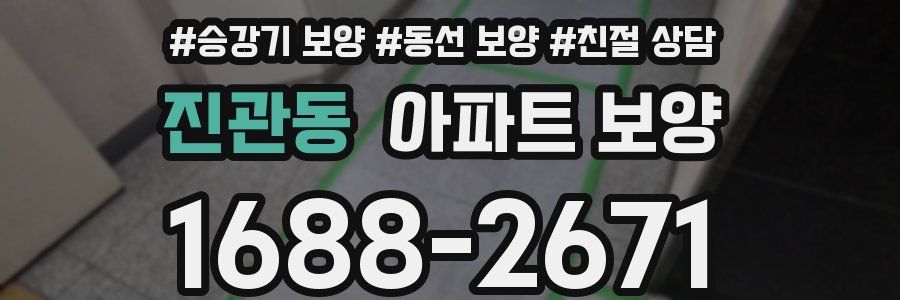 진관동 아파트 보양
