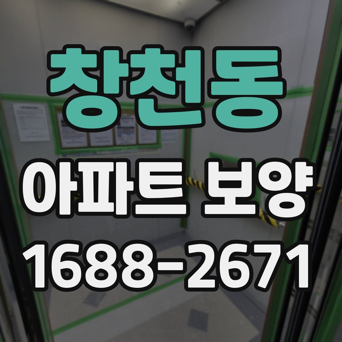 창천동 아파트 보양