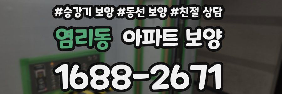 염리동 아파트 보양