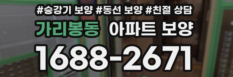 가리봉동 아파트 보양