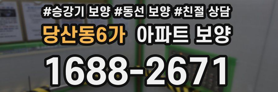 당산동6가 아파트 보양