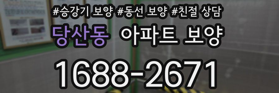 당산동 아파트 보양