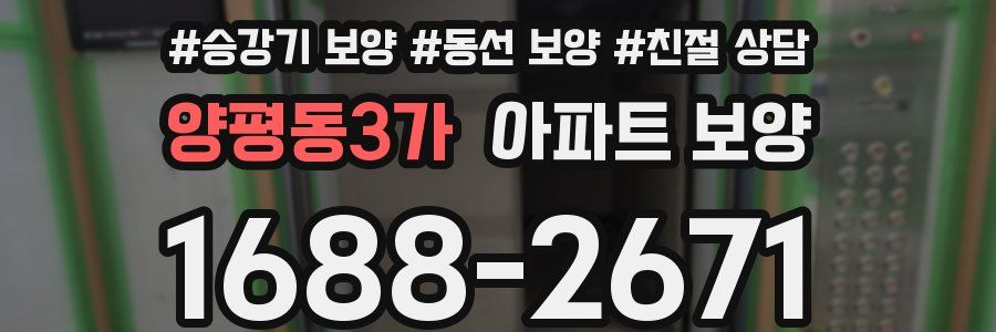 양평동3가 아파트 보양