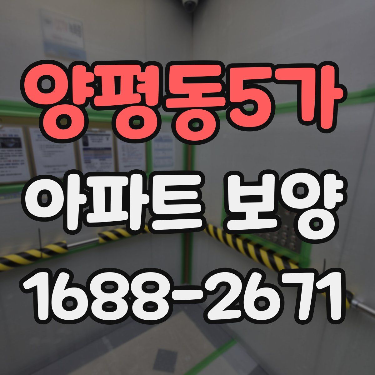 양평동5가 아파트 보양