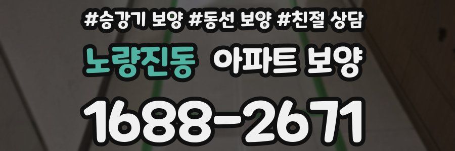 노량진동 아파트 보양