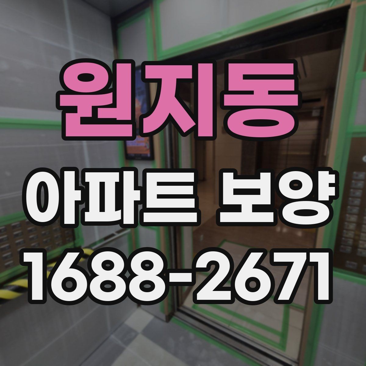 원지동 아파트 보양 공사 전후로 비교해보는 관리 포인트