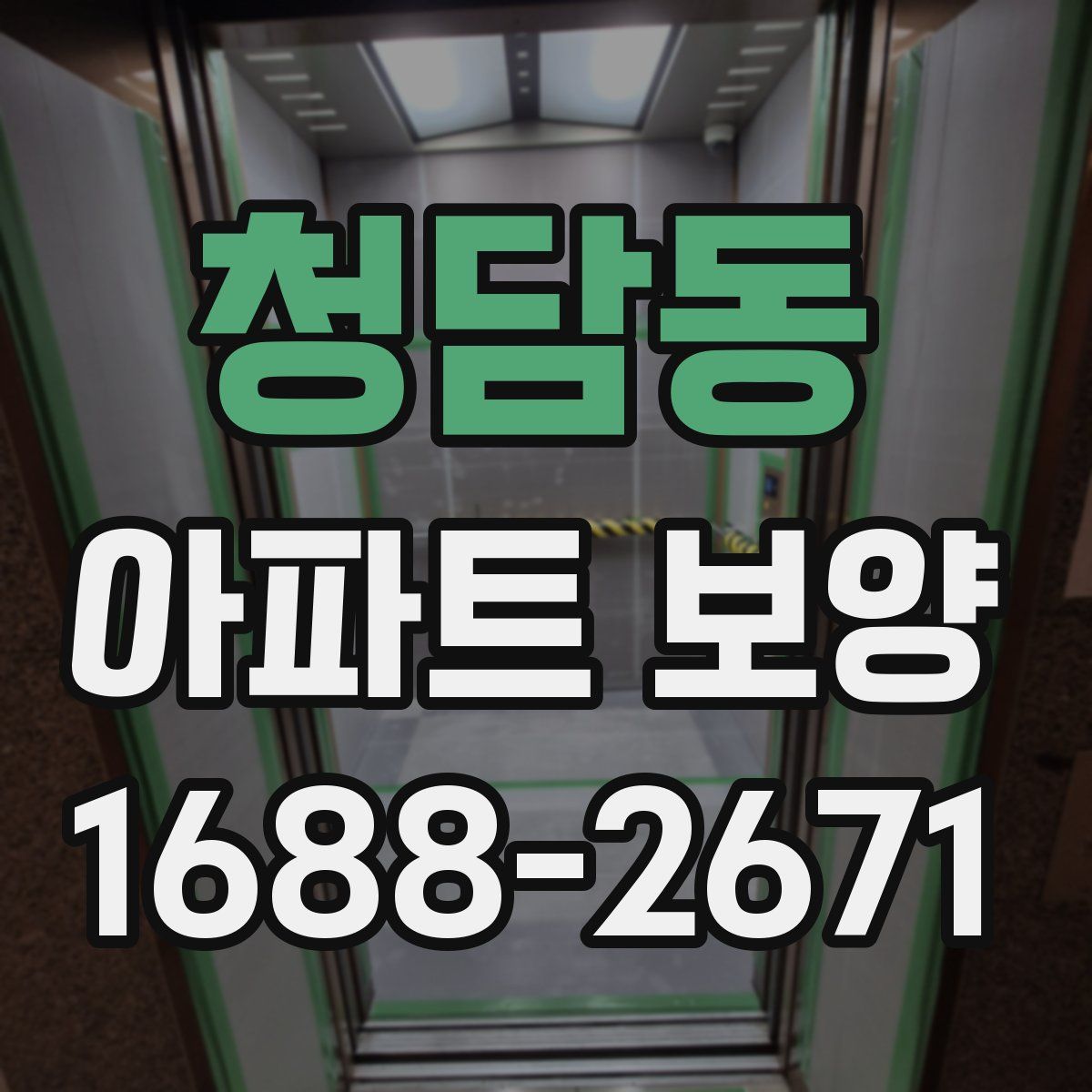 청담동 아파트 보양