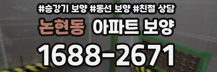 논현동 아파트 보양