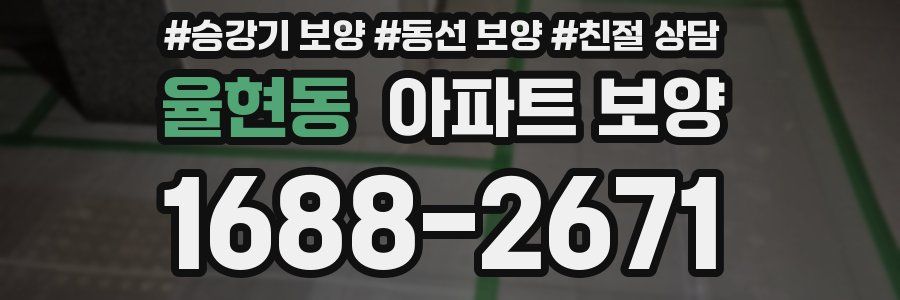 율현동 아파트 보양