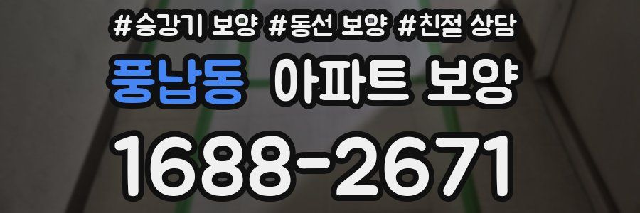 풍납동 아파트 보양