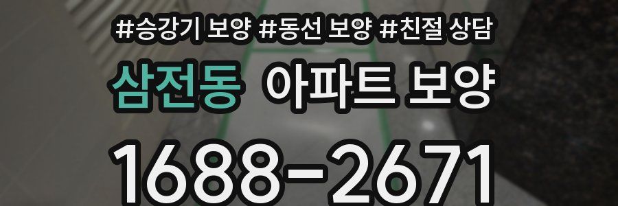 삼전동 아파트 보양