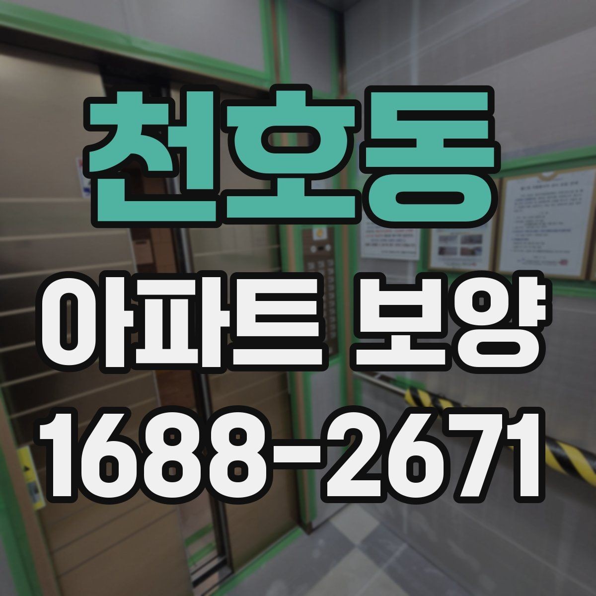 천호동 아파트 보양 공정별 준비물과 역할