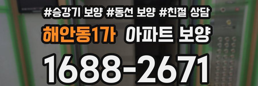 해안동1가 아파트 보양