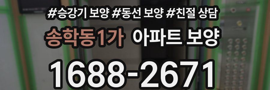 송학동1가 아파트 보양