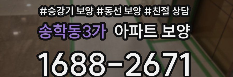 송학동3가 아파트 보양
